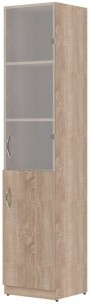 Шкаф колонка комбинированая SR-5U.2(R) Дуб Сонома светлый 386х375х1815