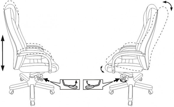 Кресло руководителя Бюрократ T-9923WALNUT